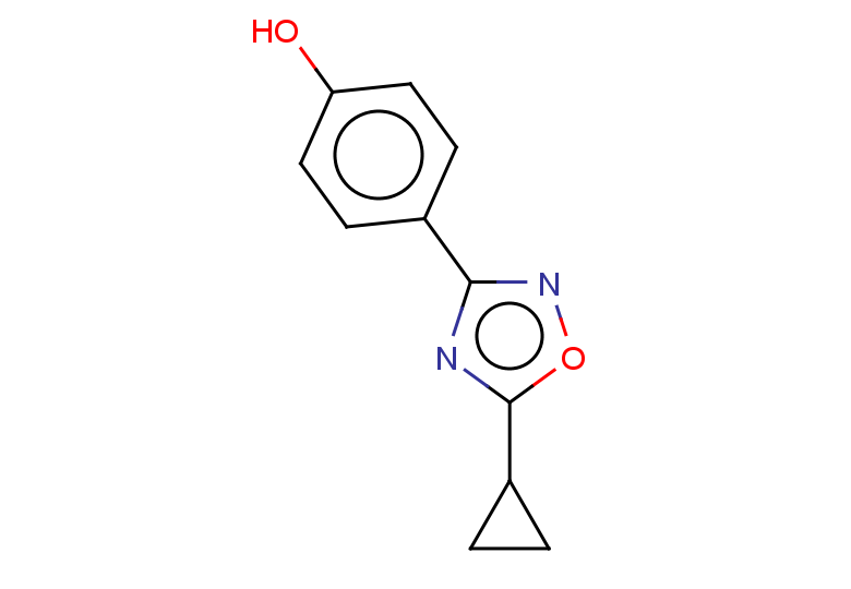 4-(5-cyclopropyl-1,2,4-oxadiazol-3-yl)phenol