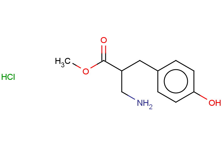 methyl 3-amino-2-[(4-hydroxyphenyl)methyl]propanoate hydrochloride