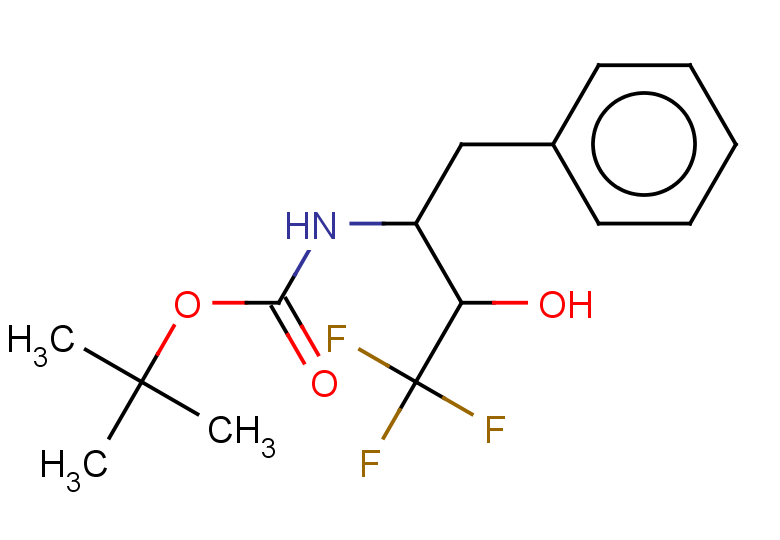 tert-butyl N-(4,4,4-trifluoro-3-hydroxy-1-phenylbutan-2-yl)carbamate