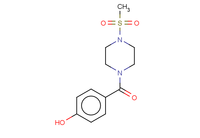 4-(4-methanesulfonylpiperazine-1-carbonyl)phenol