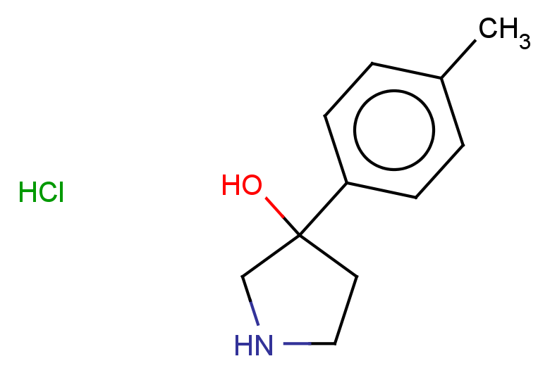 3-(4-methylphenyl)pyrrolidin-3-ol hydrochloride