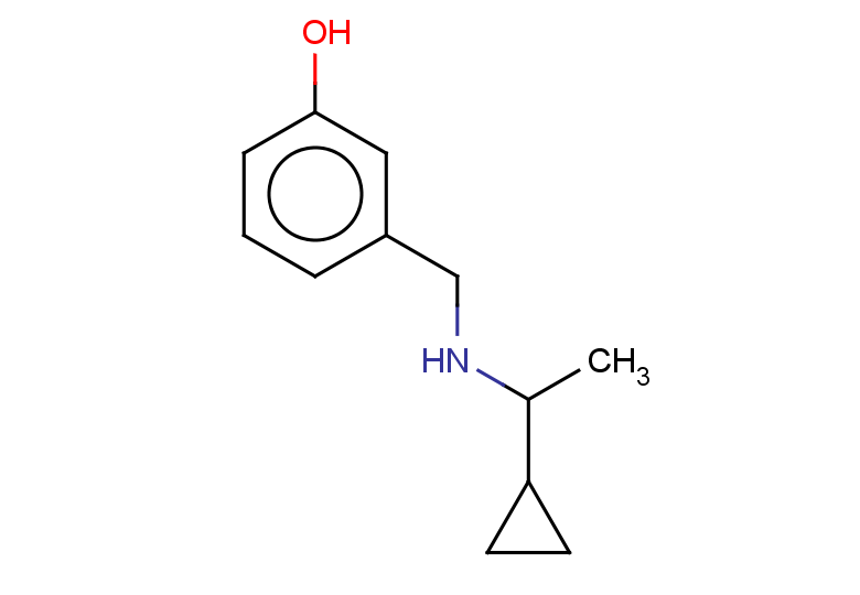 3-{[(1-cyclopropylethyl)amino]methyl}phenol