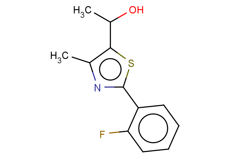 1-[2-(2-fluorophenyl)-4-methyl-1,3-thiazol-5-yl]ethan-1-ol