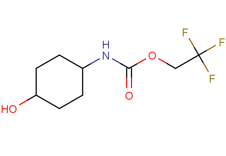 2,2,2-trifluoroethyl N-(4-hydroxycyclohexyl)carbamate