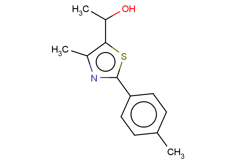 1-[4-methyl-2-(4-methylphenyl)-1,3-thiazol-5-yl]ethan-1-ol