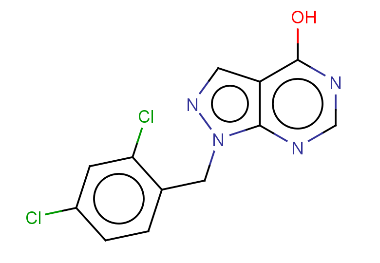 1-[(2,4-dichlorophenyl)methyl]-1H-pyrazolo[3,4-d]pyrimidin-4-ol
