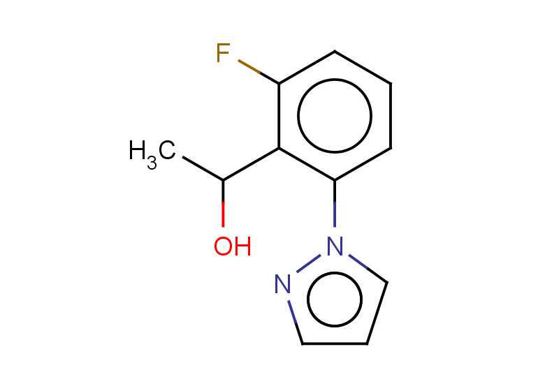 1-[2-fluoro-6-(1H-pyrazol-1-yl)phenyl]ethan-1-ol
