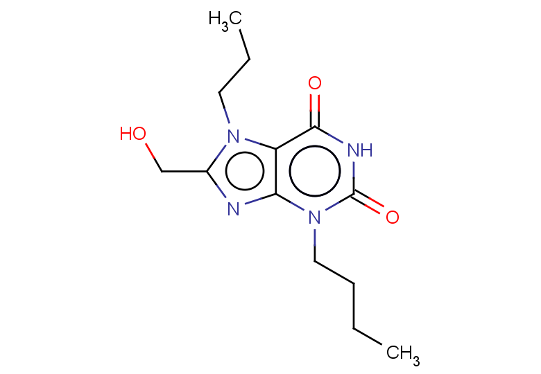 3-butyl-8-(hydroxymethyl)-7-propyl-2,3,6,7-tetrahydro-1H-purine-2,6-dione