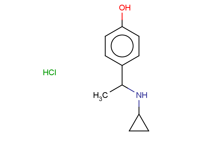 4-[1-(cyclopropylamino)ethyl]phenol hydrochloride