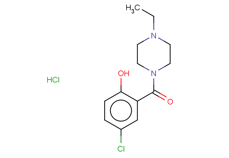 4-chloro-2-(4-ethylpiperazine-1-carbonyl)phenol hydrochloride