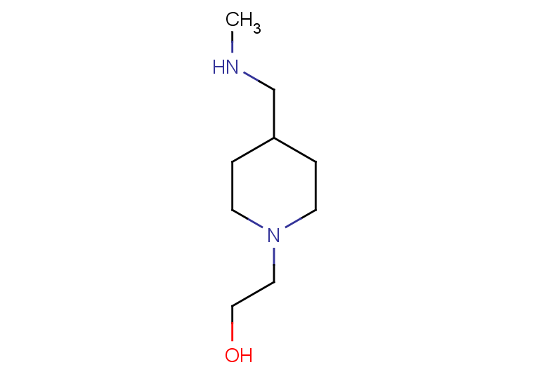 2-{4-[(methylamino)methyl]piperidin-1-yl}ethan-1-ol