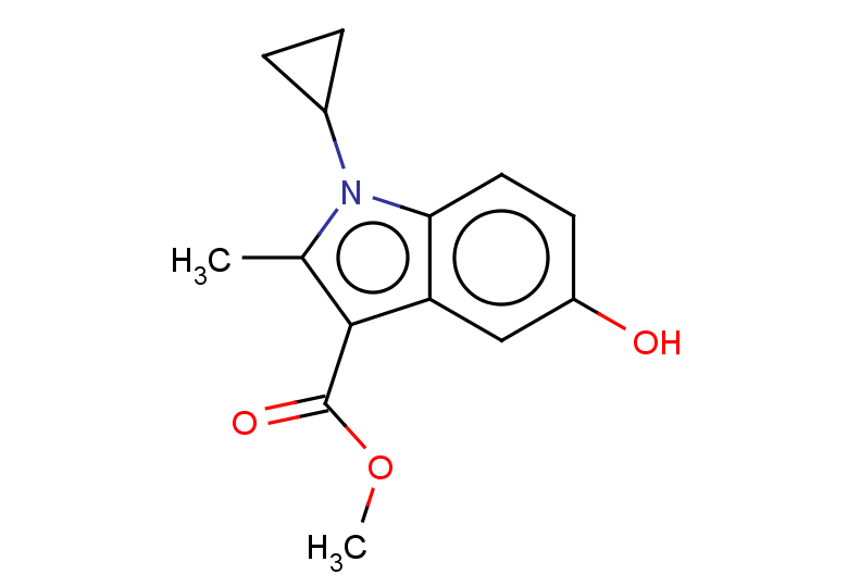 methyl 1-cyclopropyl-5-hydroxy-2-methyl-1H-indole-3-carboxylate