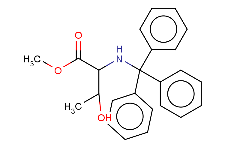methyl 3-hydroxy-2-[(triphenylmethyl)amino]butanoate
