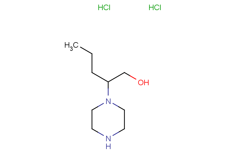 2-(piperazin-1-yl)pentan-1-ol dihydrochloride