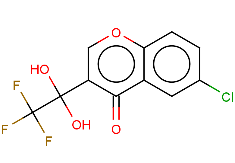6-chloro-3-(2,2,2-trifluoro-1,1-dihydroxyethyl)-4H-chromen-4-one