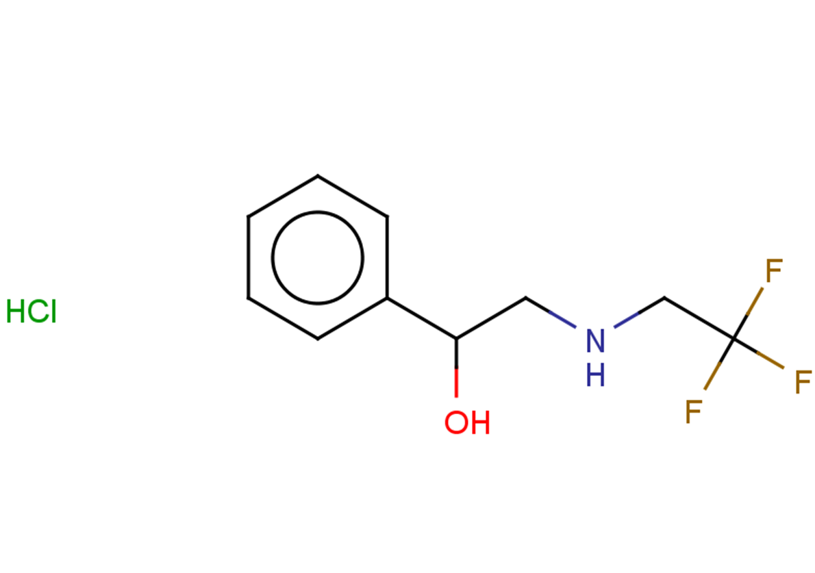 1-phenyl-2-[(2,2,2-trifluoroethyl)amino]ethan-1-ol hydrochloride