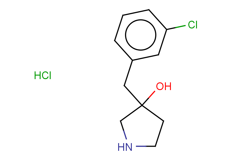 3-[(3-chlorophenyl)methyl]pyrrolidin-3-ol hydrochloride