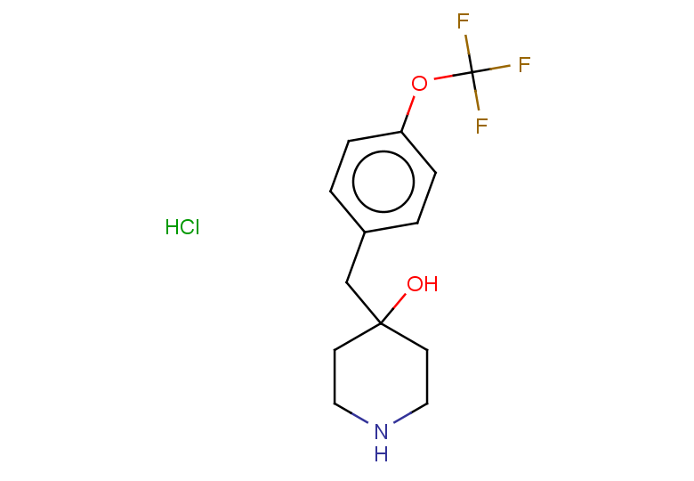 4-{[4-(trifluoromethoxy)phenyl]methyl}piperidin-4-ol hydrochloride