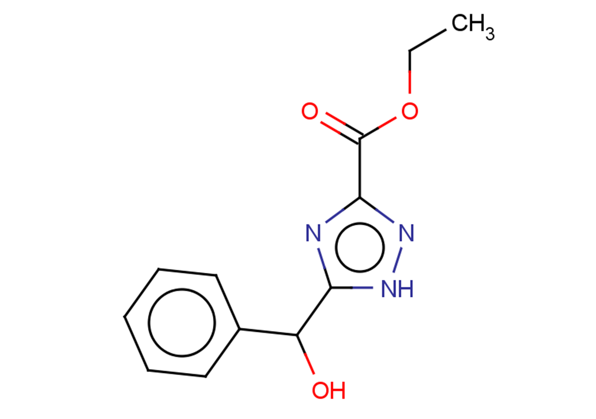 ethyl 5-[hydroxy(phenyl)methyl]-1H-1,2,4-triazole-3-carboxylate