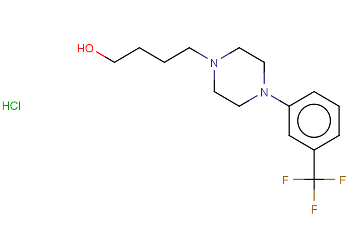 4-{4-[3-(trifluoromethyl)phenyl]piperazin-1-yl}butan-1-ol hydrochloride