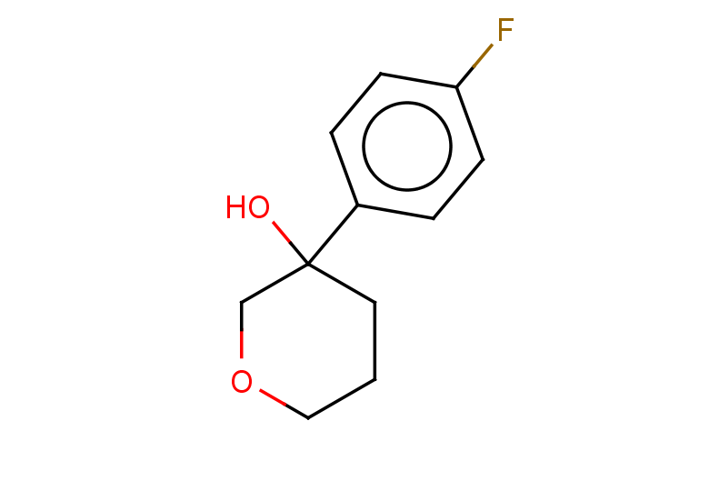 3-(4-fluorophenyl)oxan-3-ol