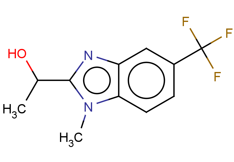 1-[1-methyl-5-(trifluoromethyl)-1H-1,3-benzodiazol-2-yl]ethan-1-ol