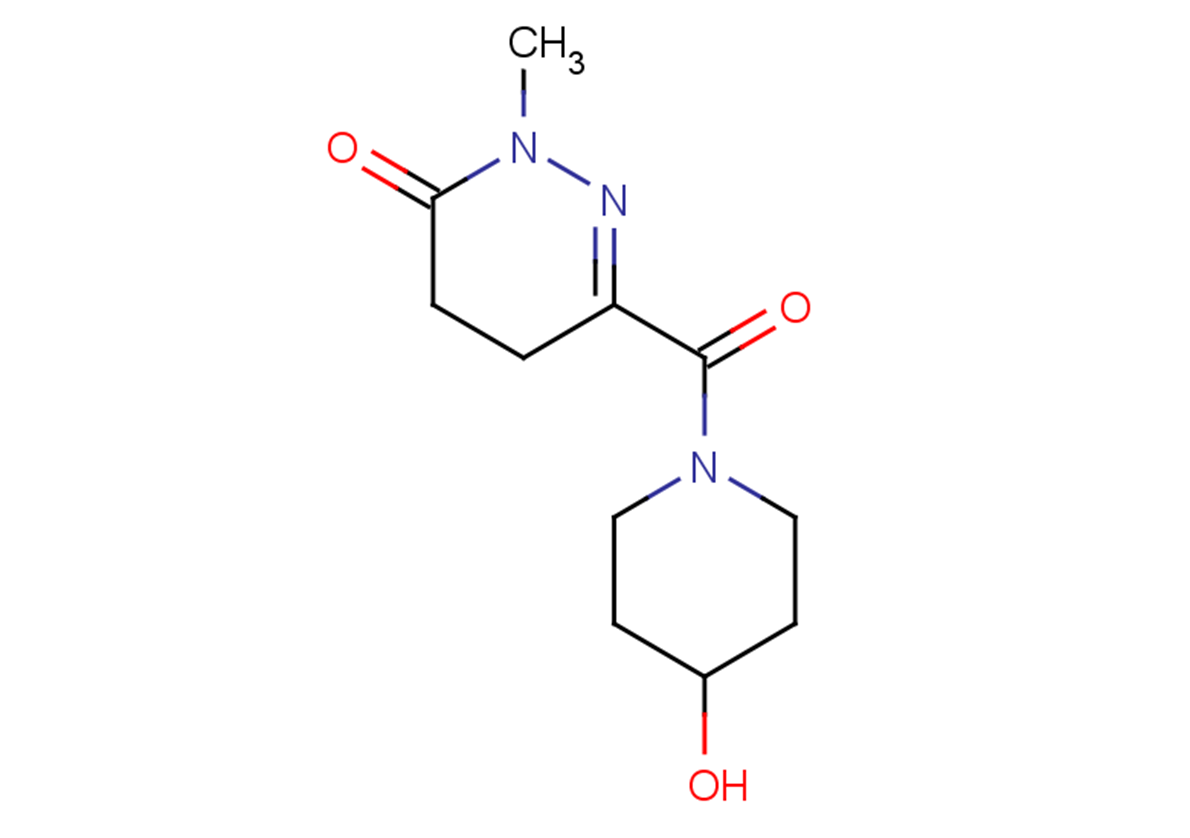 6-(4-hydroxypiperidine-1-carbonyl)-2-methyl-2,3,4,5-tetrahydropyridazin-3-one