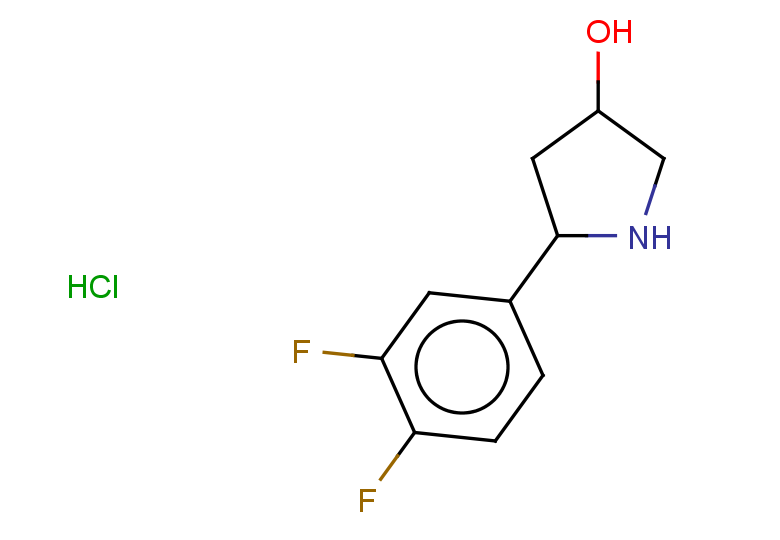 5-(3,4-difluorophenyl)pyrrolidin-3-ol hydrochloride