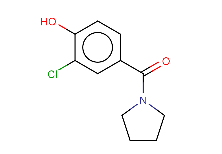 2-chloro-4-(pyrrolidine-1-carbonyl)phenol