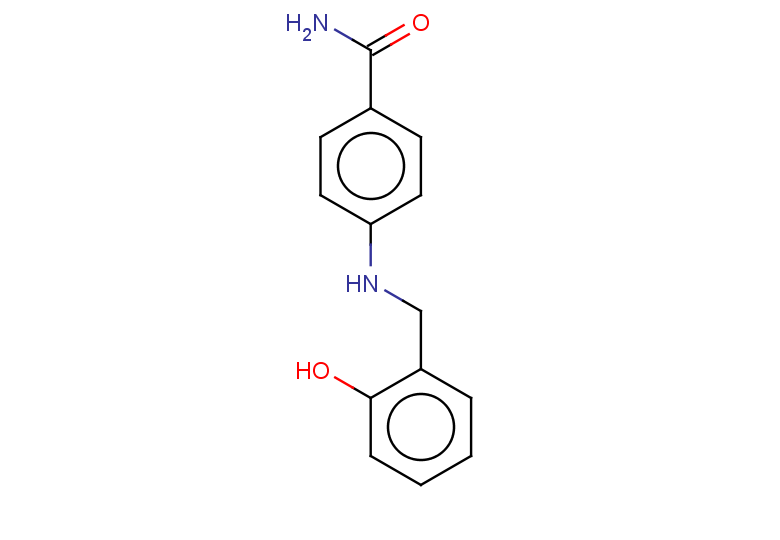 4-{[(2-hydroxyphenyl)methyl]amino}benzamide