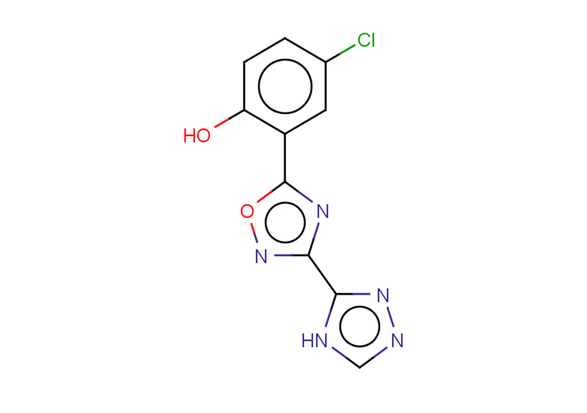 4-chloro-2-[3-(4H-1,2,4-triazol-3-yl)-1,2,4-oxadiazol-5-yl]phenol