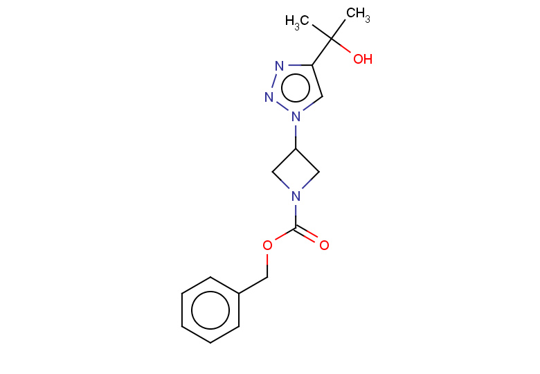 benzyl 3-[4-(2-hydroxypropan-2-yl)-1H-1,2,3-triazol-1-yl]azetidine-1-carboxylate