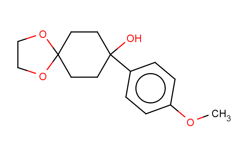 8-(4-methoxyphenyl)-1,4-dioxaspiro[4.5]decan-8-ol