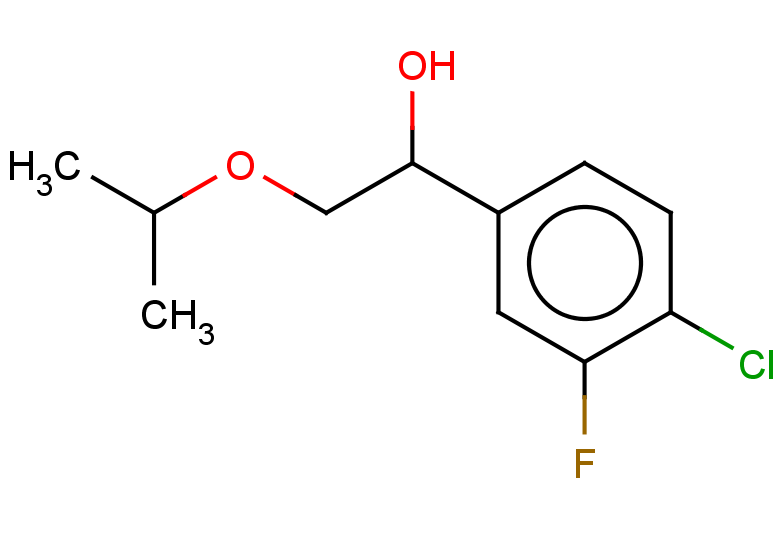 1-(4-chloro-3-fluorophenyl)-2-(propan-2-yloxy)ethan-1-ol
