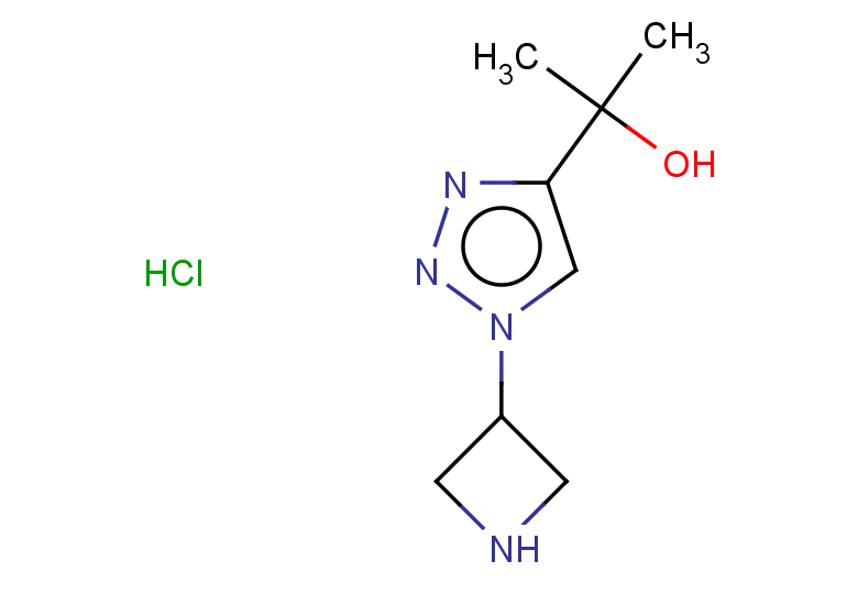 2-[1-(azetidin-3-yl)-1H-1,2,3-triazol-4-yl]propan-2-ol hydrochloride