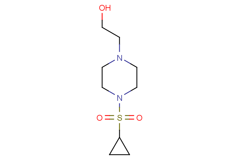 2-[4-(cyclopropanesulfonyl)piperazin-1-yl]ethan-1-ol