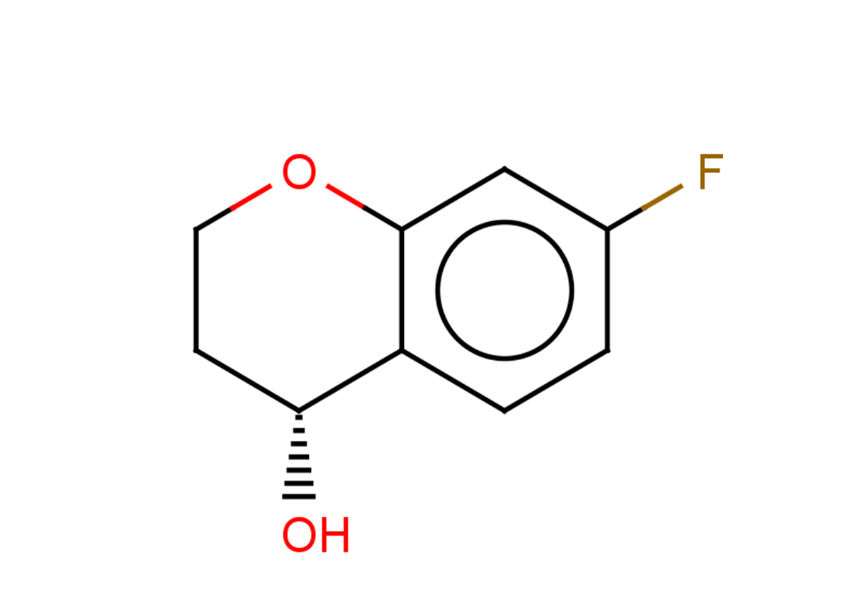 (4R)-7-fluoro-3,4-dihydro-2H-1-benzopyran-4-ol