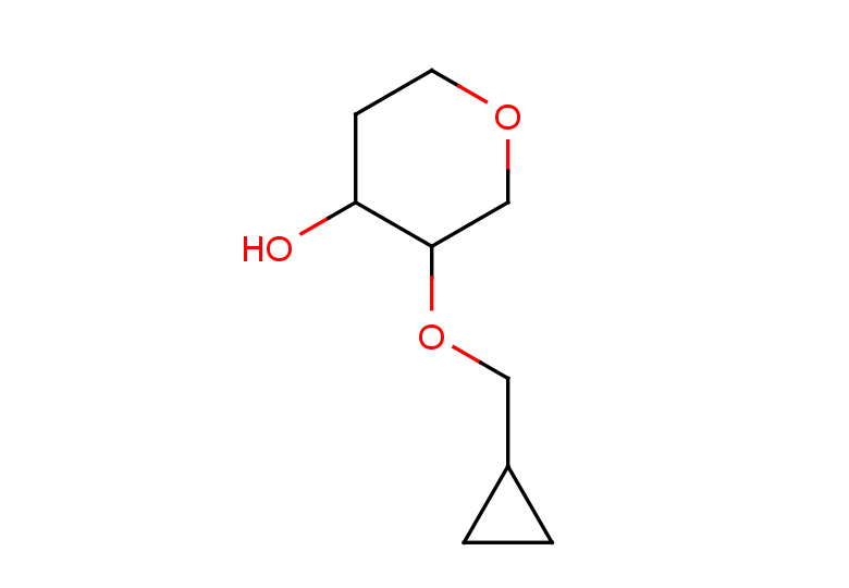 3-(cyclopropylmethoxy)oxan-4-ol