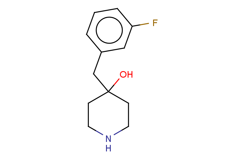 4-[(3-fluorophenyl)methyl]piperidin-4-ol