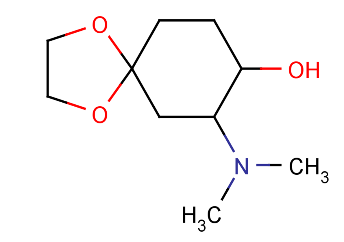 7-(dimethylamino)-1,4-dioxaspiro[4.5]decan-8-ol