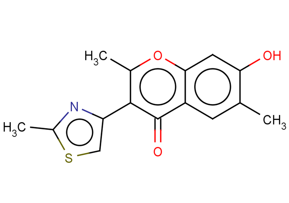 7-hydroxy-2,6-dimethyl-3-(2-methyl-1,3-thiazol-4-yl)-4H-chromen-4-one