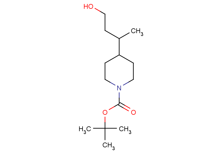 tert-butyl 4-(4-hydroxybutan-2-yl)piperidine-1-carboxylate