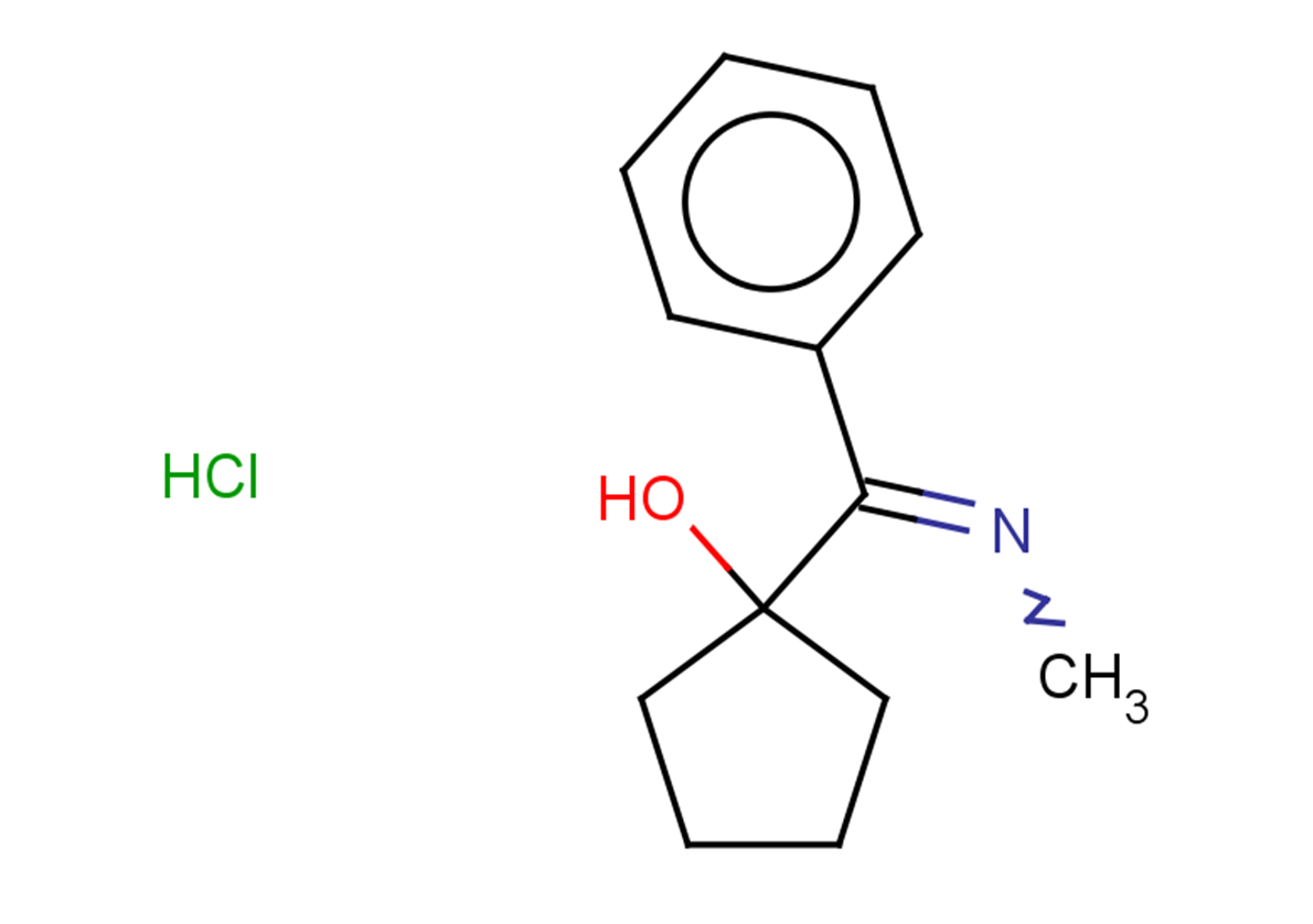 1-[(methylimino)(phenyl)methyl]cyclopentan-1-ol hydrochloride