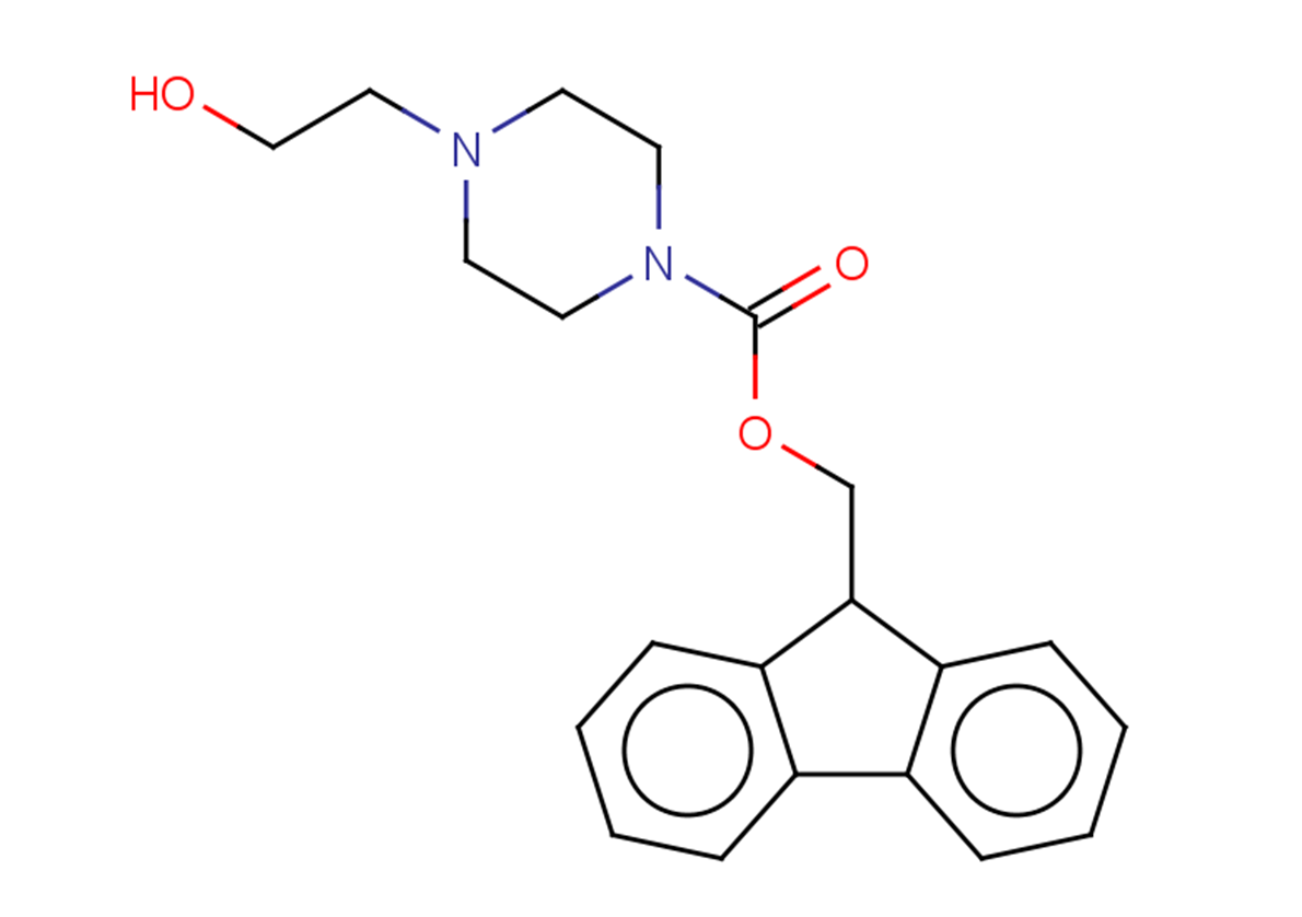 9H-fluoren-9-ylmethyl 4-(2-hydroxyethyl)piperazine-1-carboxylate