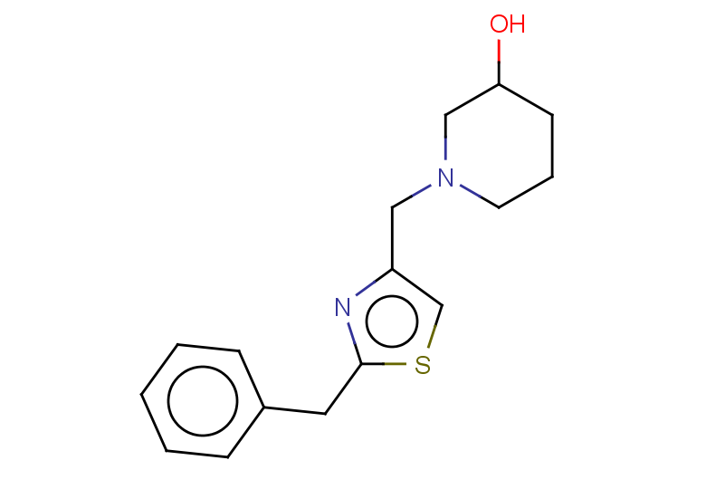 1-[(2-benzyl-1,3-thiazol-4-yl)methyl]piperidin-3-ol