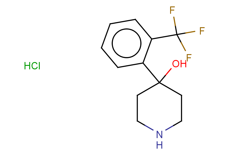 4-[2-(trifluoromethyl)phenyl]piperidin-4-ol hydrochloride