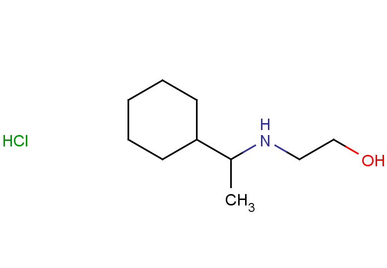 2-[(1-cyclohexylethyl)amino]ethan-1-ol hydrochloride