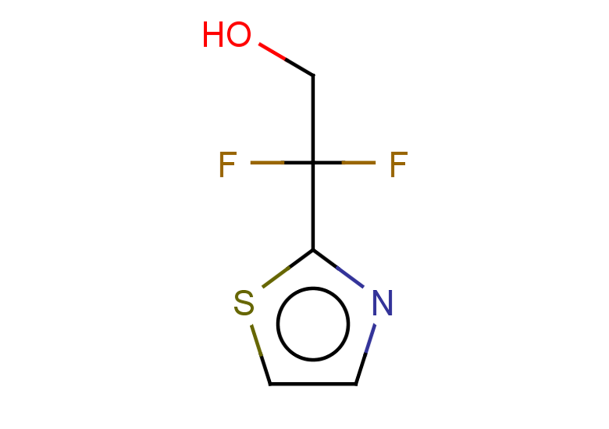 2,2-difluoro-2-(1,3-thiazol-2-yl)ethan-1-ol