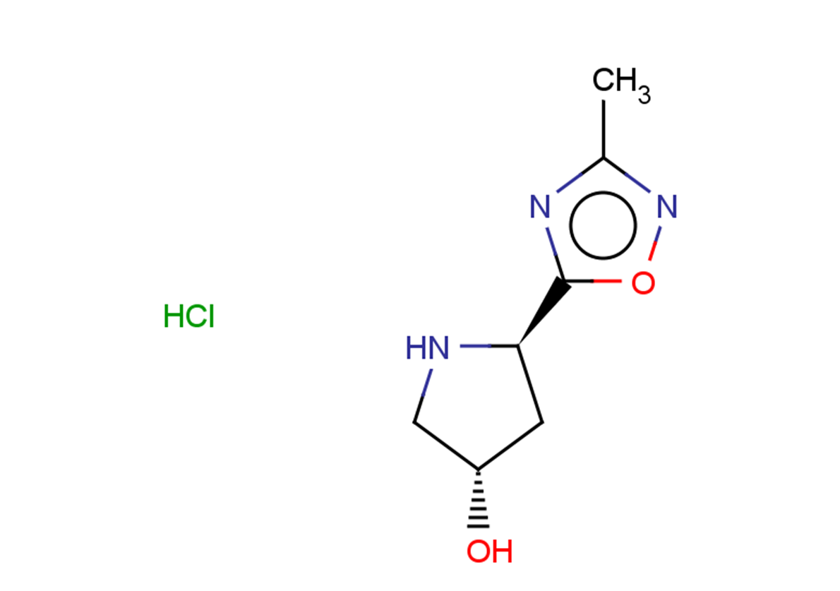 (3S,5R)-5-(3-methyl-1,2,4-oxadiazol-5-yl)pyrrolidin-3-ol hydrochloride