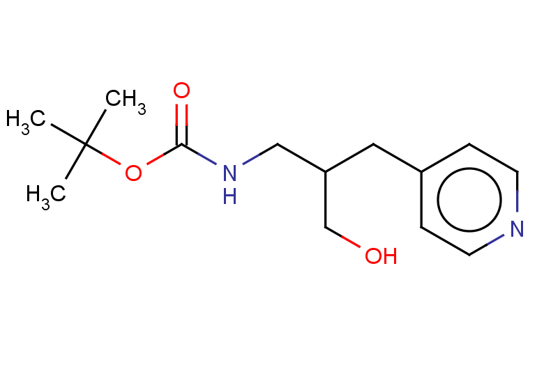tert-butyl N-{3-hydroxy-2-[(pyridin-4-yl)methyl]propyl}carbamate